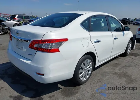 2014 Nissan Sentra S из США, поврежденный, VIN 3N1AB7AP2EY266400